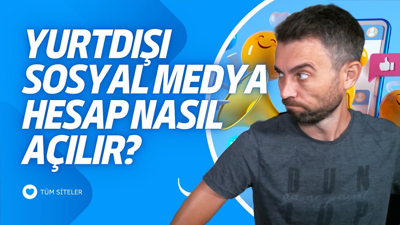 Yurt Dışında Sosyal Medya Hesap açma..!!!! #instagram #facebook #site #eticaret
