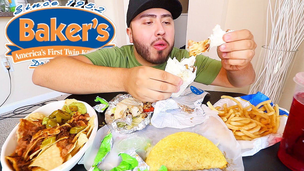 BAKERS TACOS + NACHOS MUKBANG