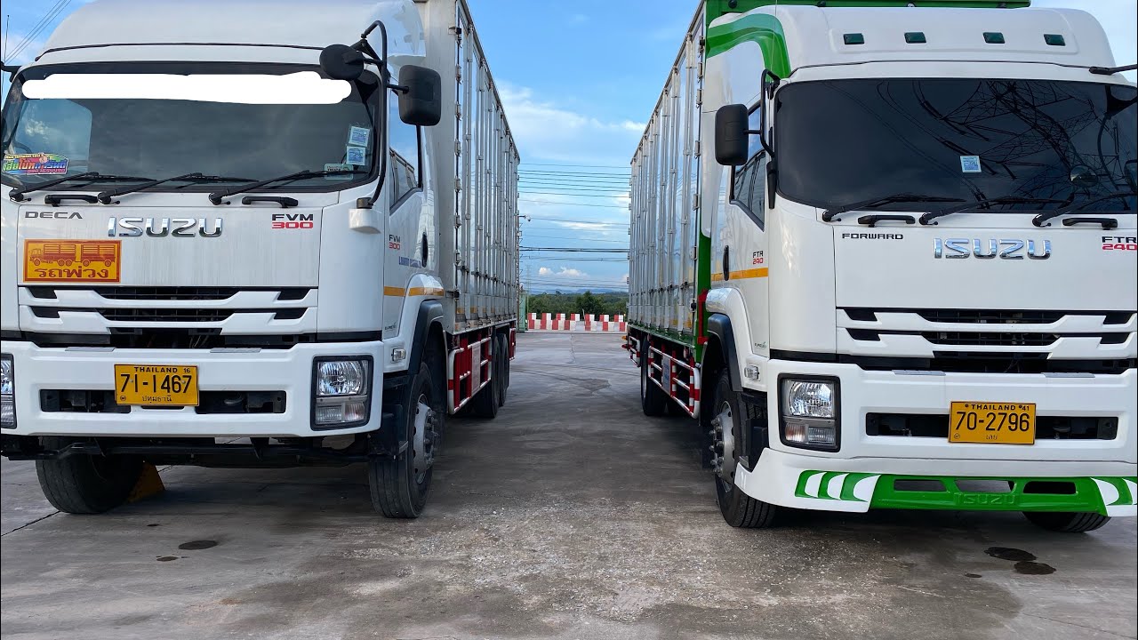 เอาใจสายรถตู้10บานกันบ้างครับกับISUZU FVM300แรง10ล้อและFTR 240แรง6ล้อ รถปีใหม่กับราคาเบาๆ