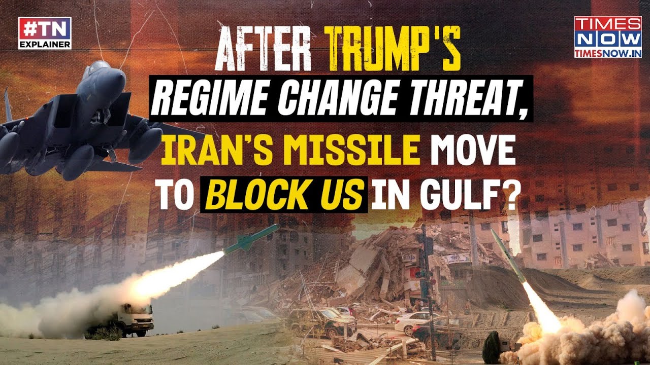 After Trump's Regime Change Threat, Iran's Missiles At Strait of Hormuz To Block US Forces In Gulf?