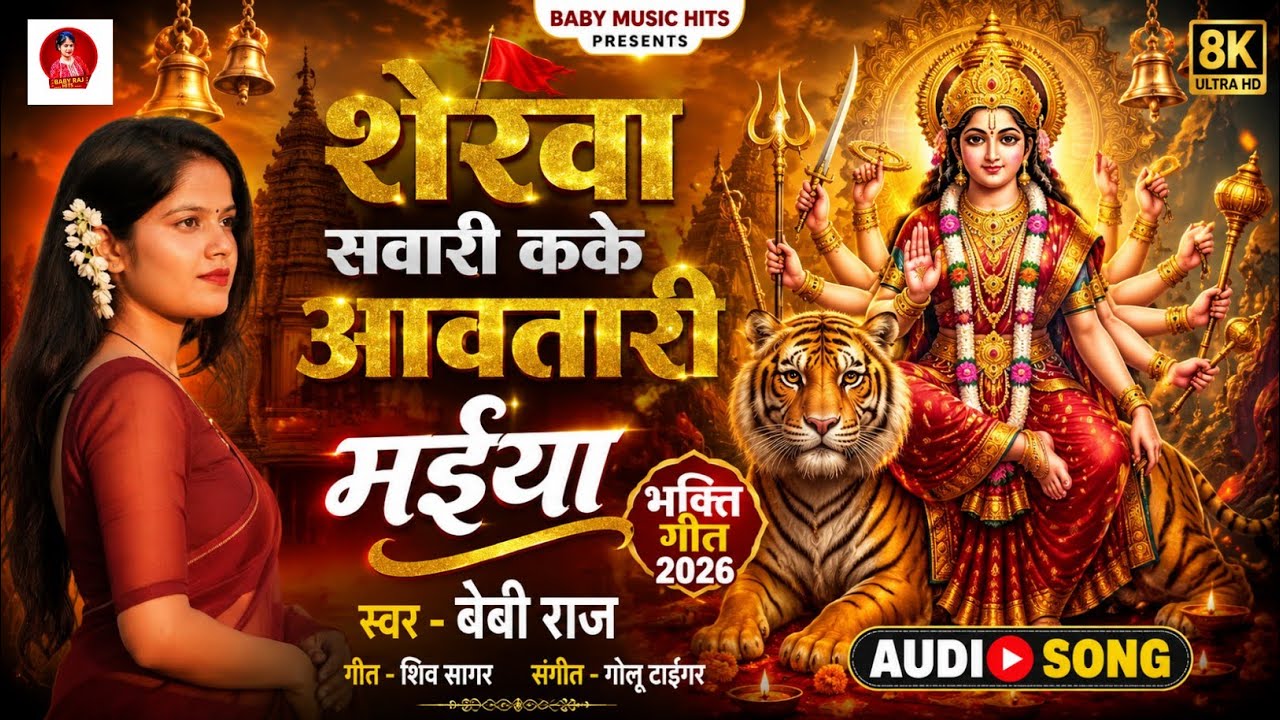 #Bhojpuri Bhakti Gana 2025 | #Baby Raj | शेरवा सवारी कके आवतारी मईया | #Viral Bhakti Song 2025