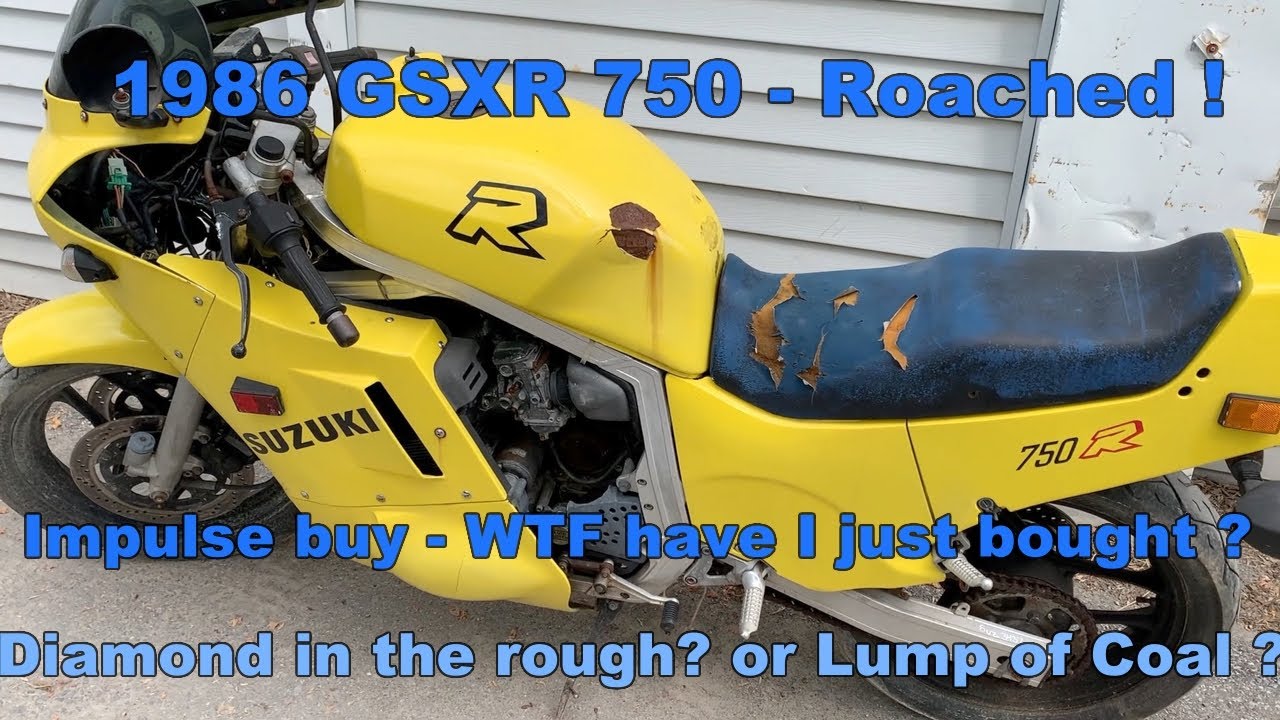 Мотоцикл проекта Suzuki GSX-R 750 «Junk Yard Slabbie» 1986 года — что я только что купил?