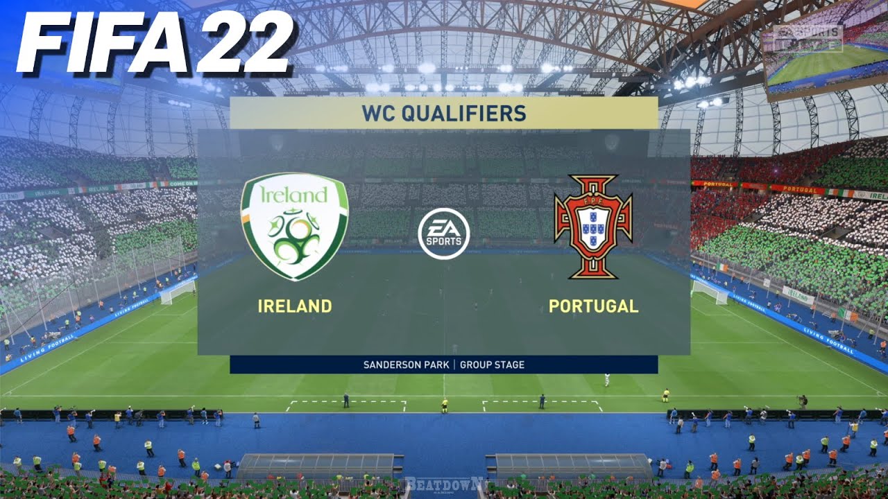 FIFA 22 - Ireland vs. Portugal (World Cup Qualifiers) | PS5