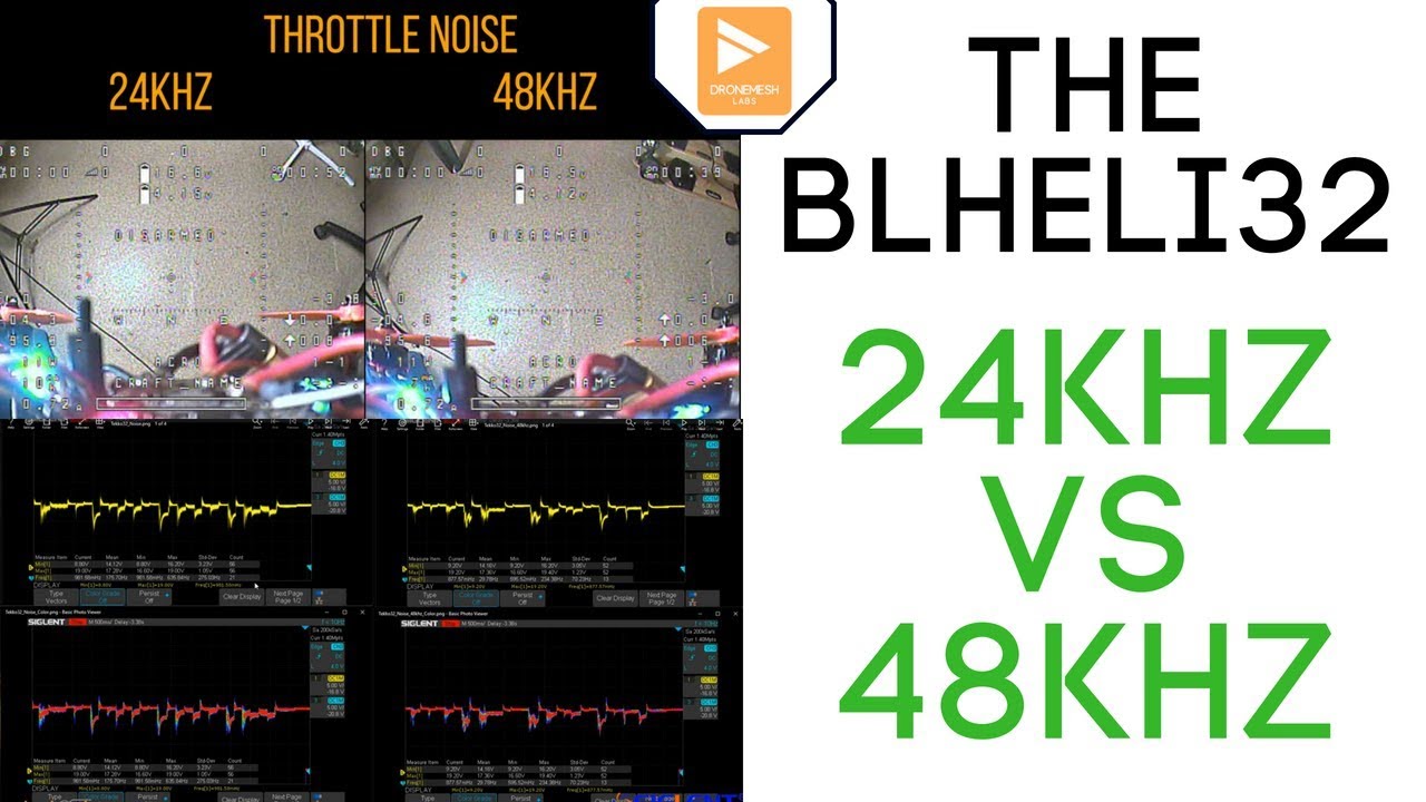 Should you increase Blheli_32 PWM Frequency to 48khz ?? // Lets find out