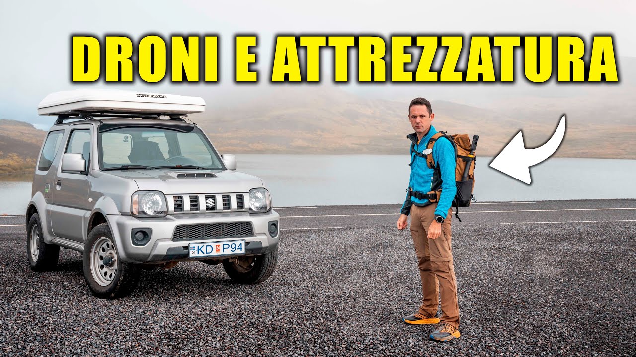 DRONI & ATTREZZATURA da VIAGGIO, vi svelo tutto | Islanda 🇮🇸
