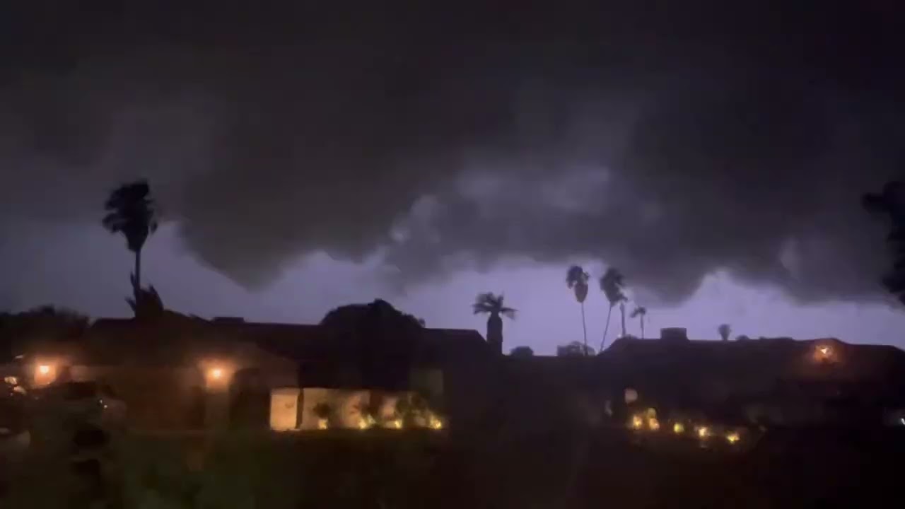 Yuma Arizona Thunderstorm Sept 4, 2025