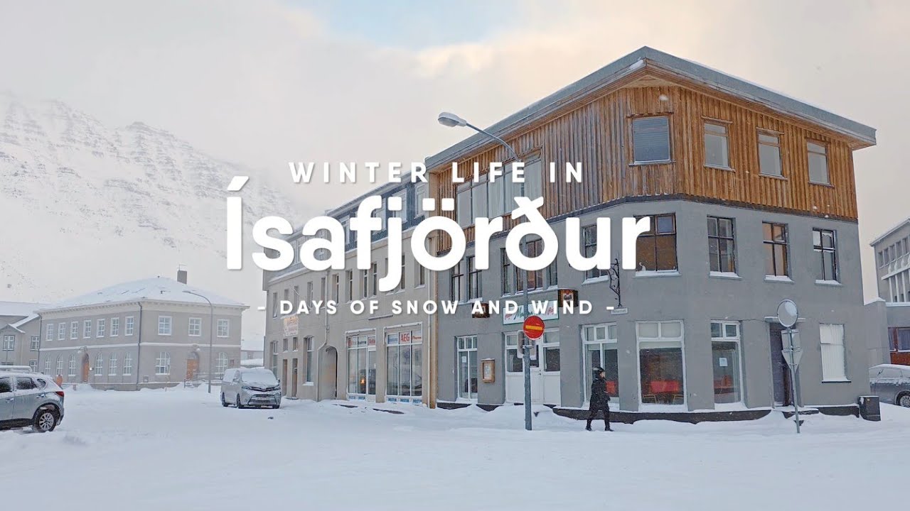 SILENT VLOG - Winter Life in Isafjordur: Days of Snow and Wind