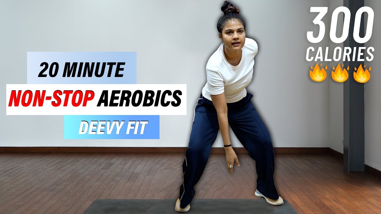 20-Min Fat Burning Aerobics | No Equipment Full Body Workout for Beginners
