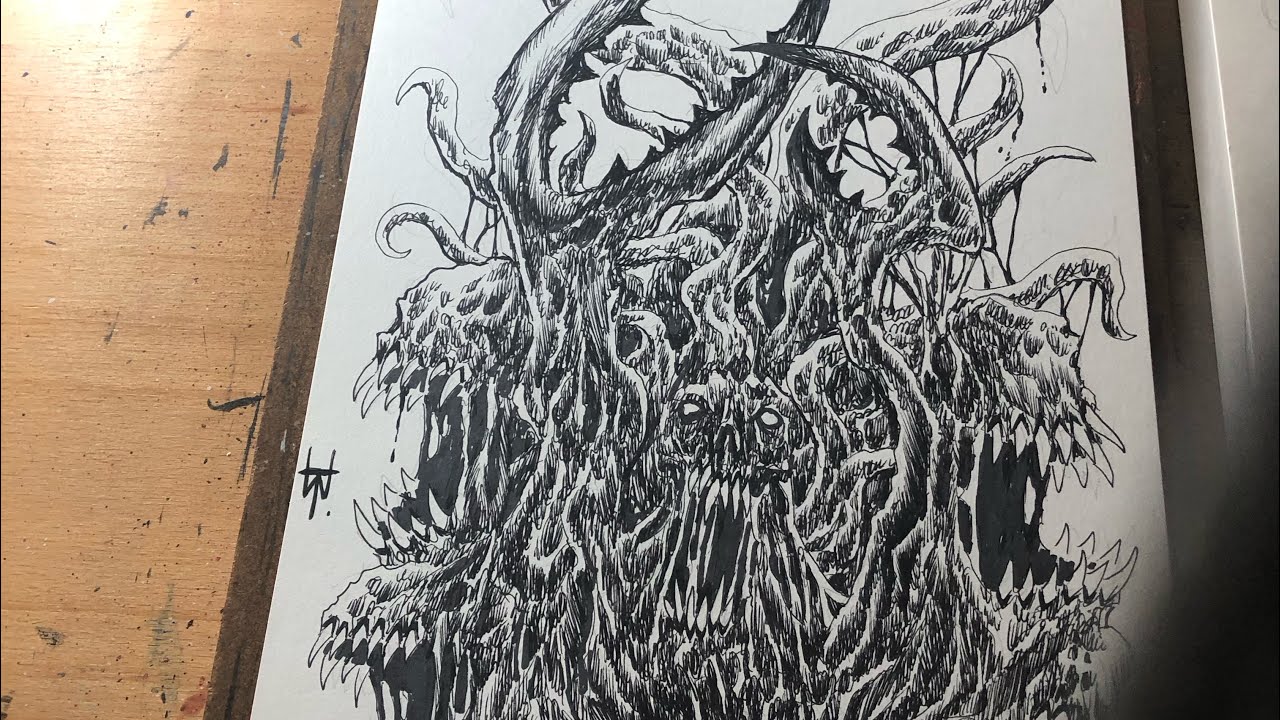 Drawing Horror Art