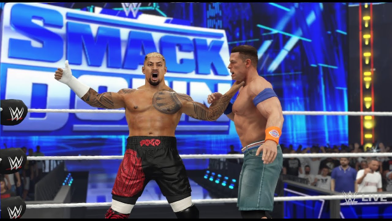 WWE 2K24 Solo Sikoa vs. John Cena SmackDown