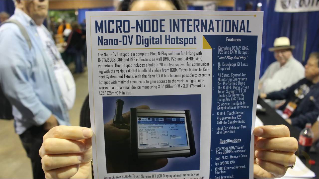 New Nano-DV with integrated DV4mini from Micro-Node Int. - Dayton hamvention 2016