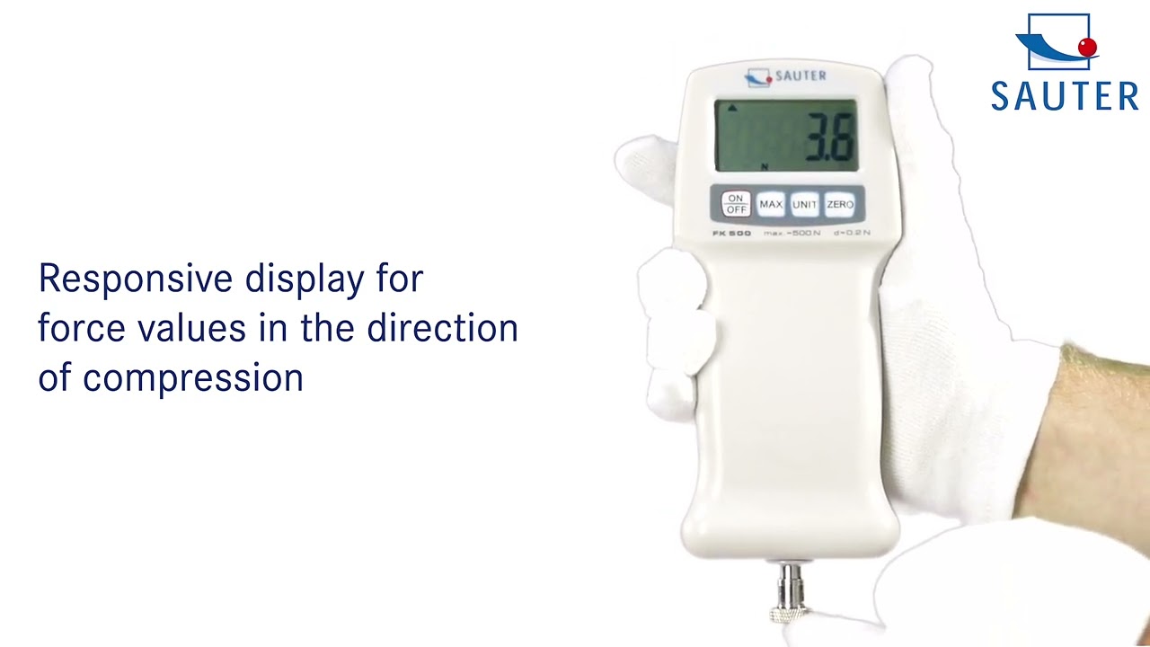 SAUTER FK | Robust push/pull force gauge for simple measurement