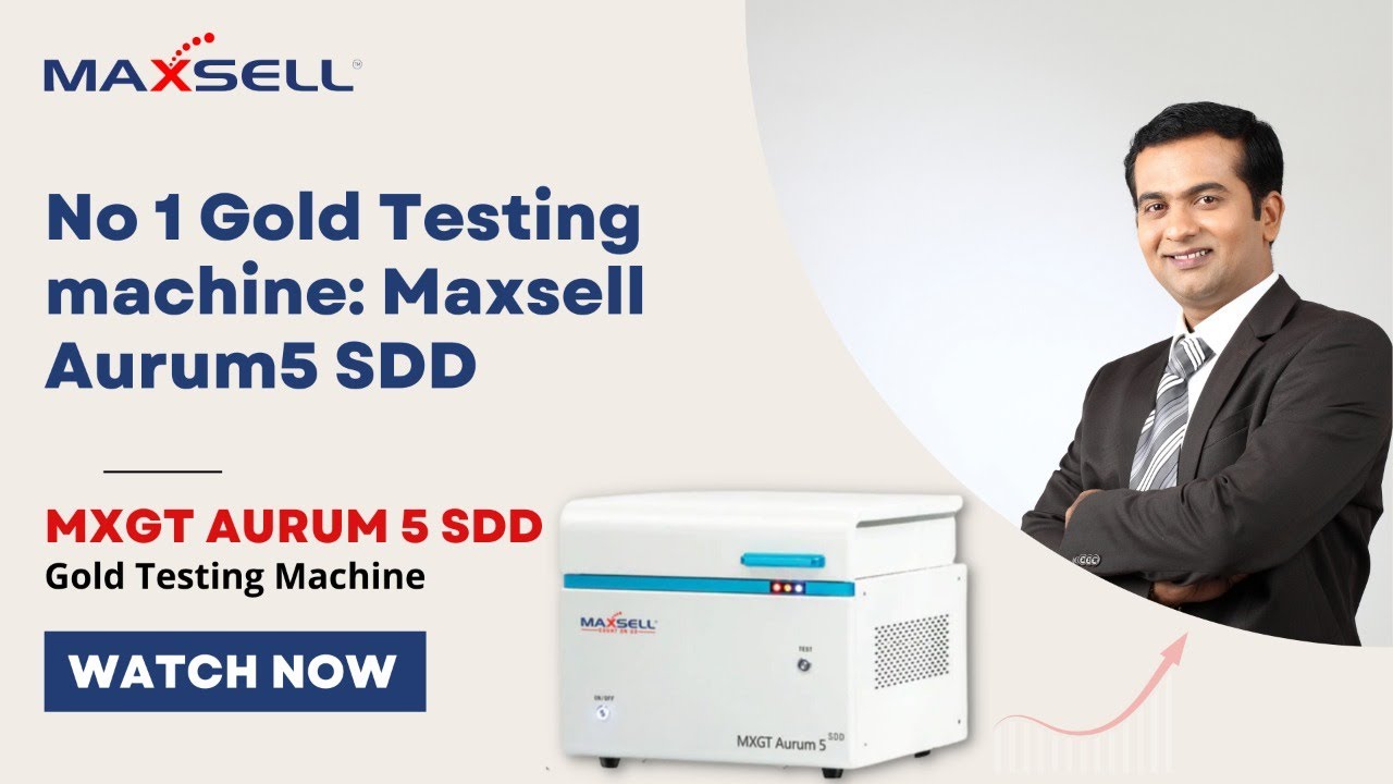 Video demonstration of Maxsell Aurum5 SDD for Highest Accuracy #XRF #goldtester #aurum #goldpurity
