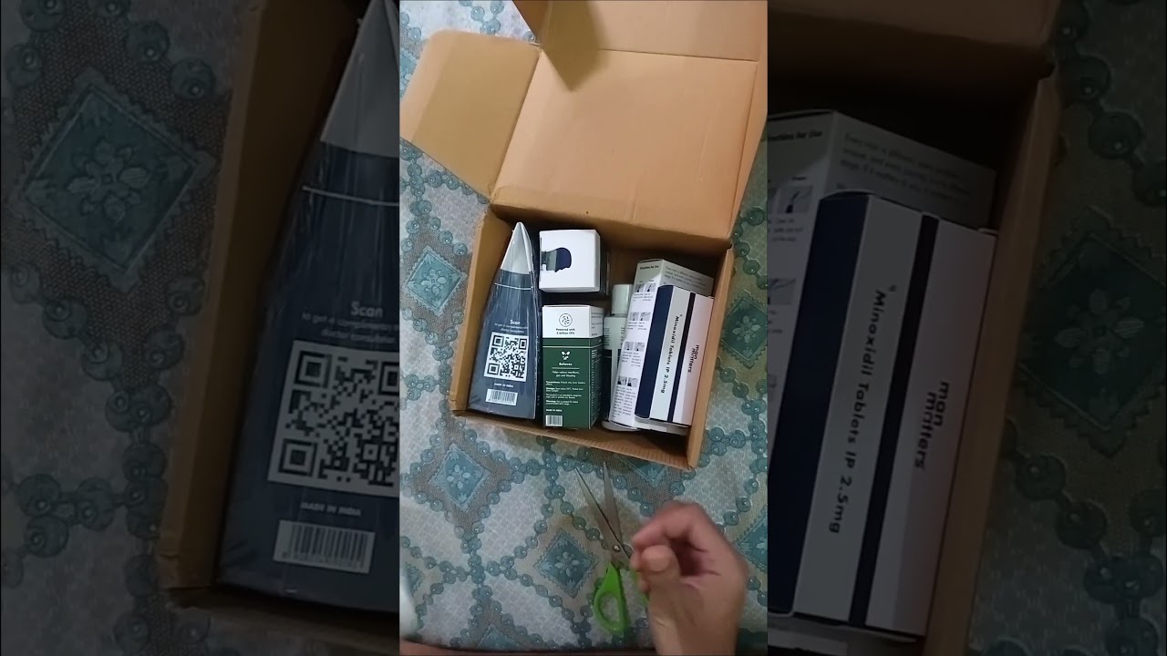 Men Matters  5%Minoxidil Hair Growth kit ! unboxiing