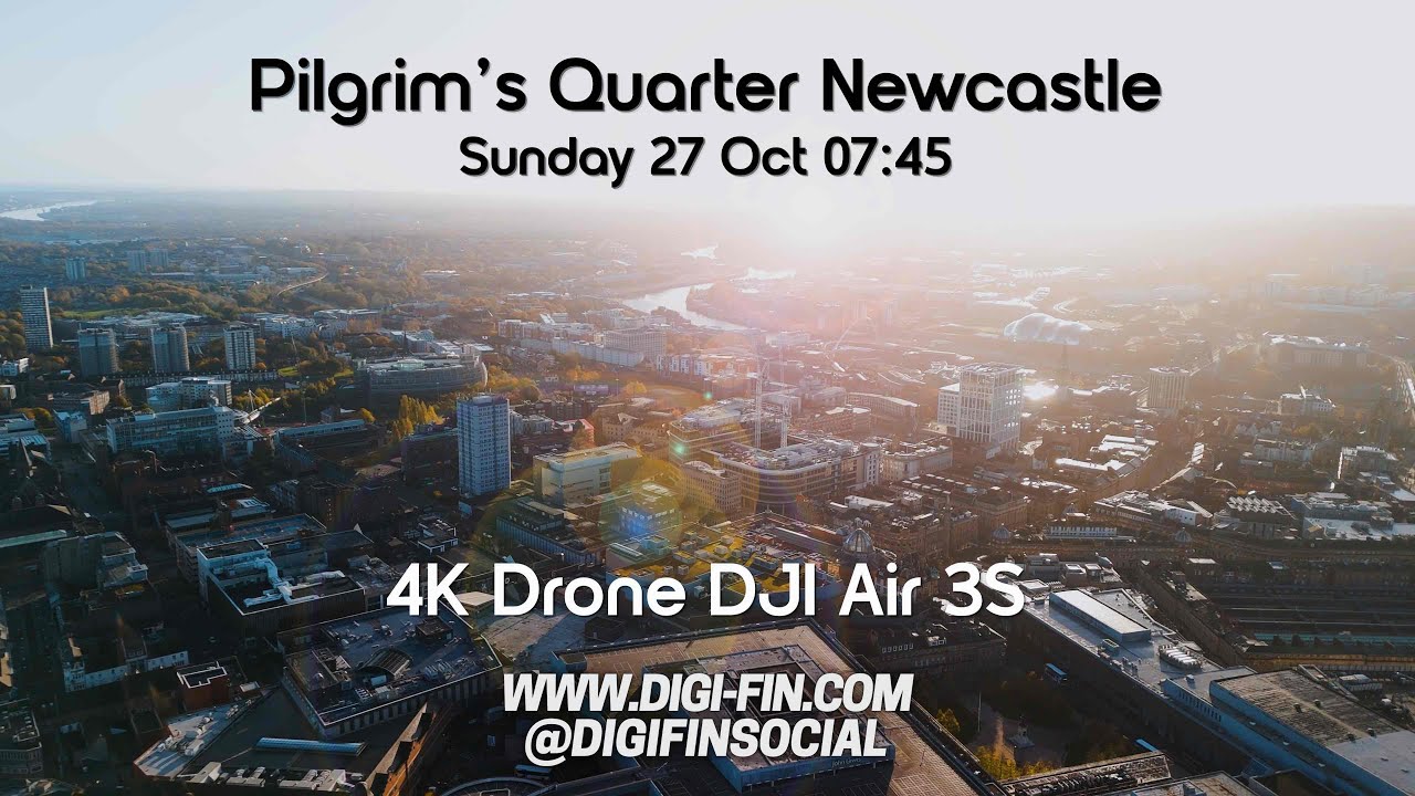 Pilgrim's Quarter Newcastle 4K DJI Air3S