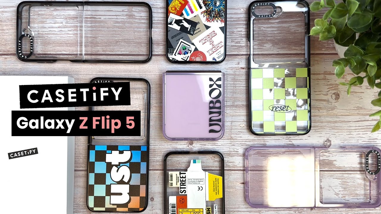 Casetify cases for the Galaxy Z Flip 5 in Lavender! 💜