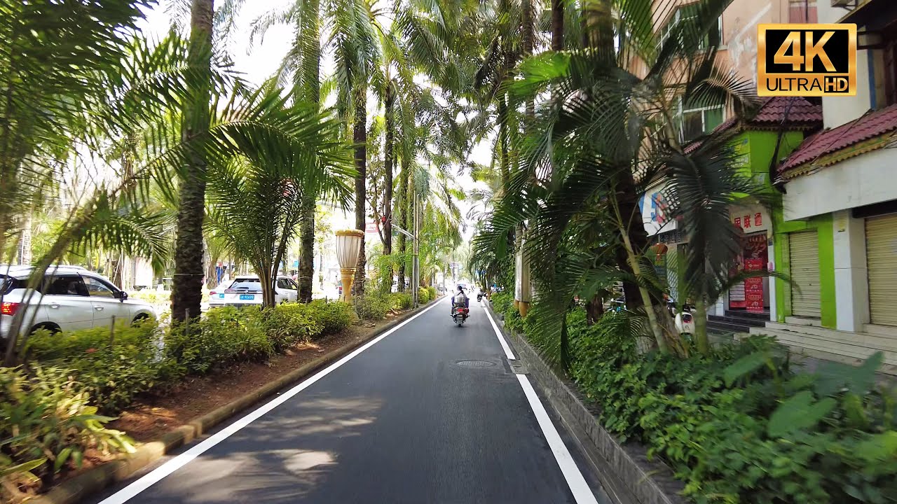 Street View of Jinghong City, Xishuangbanna, Yunnan, China 2023.Mar