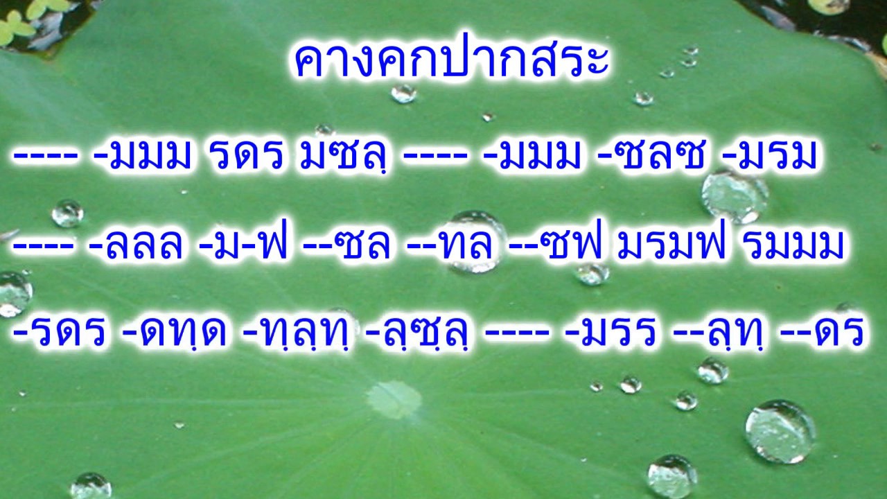 #ดนตรีอีสาน#ลายดนตรีพื้นบ้าน#โน้ตเพลง    คางคกปากสระ(สามช่า)