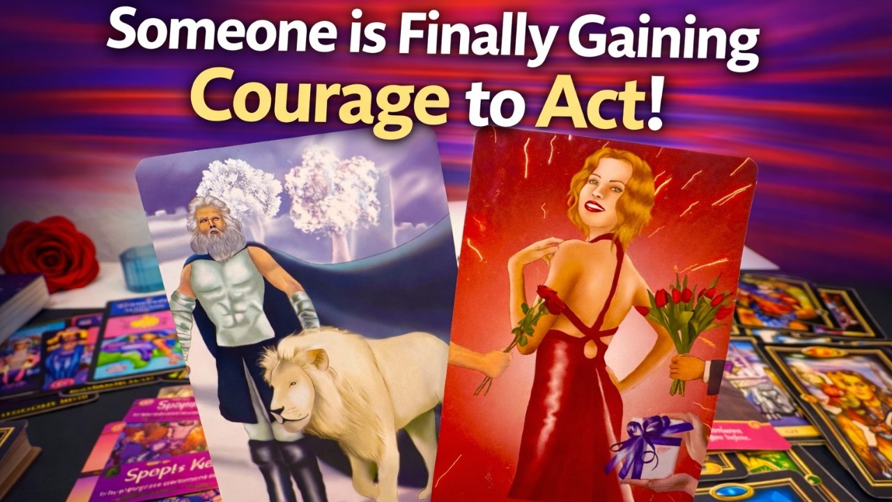 ❤️🔥 Someone is Finally Gaining Courage to Act! Love Tarot Reading