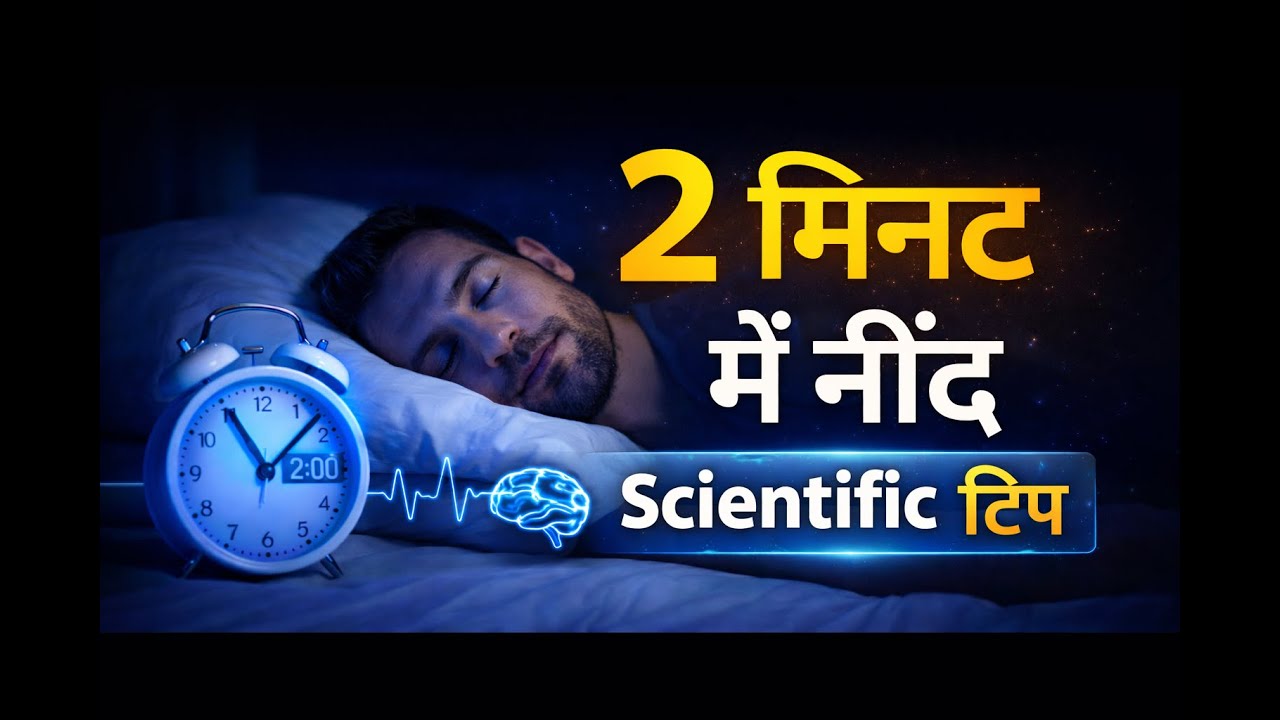 2 मिनट में नींद कैसे आए? | वैज्ञानिक तरीका जो सच में काम करता है