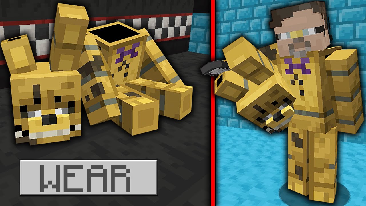 New SpringLock Suit mod in Minecraft FNAF