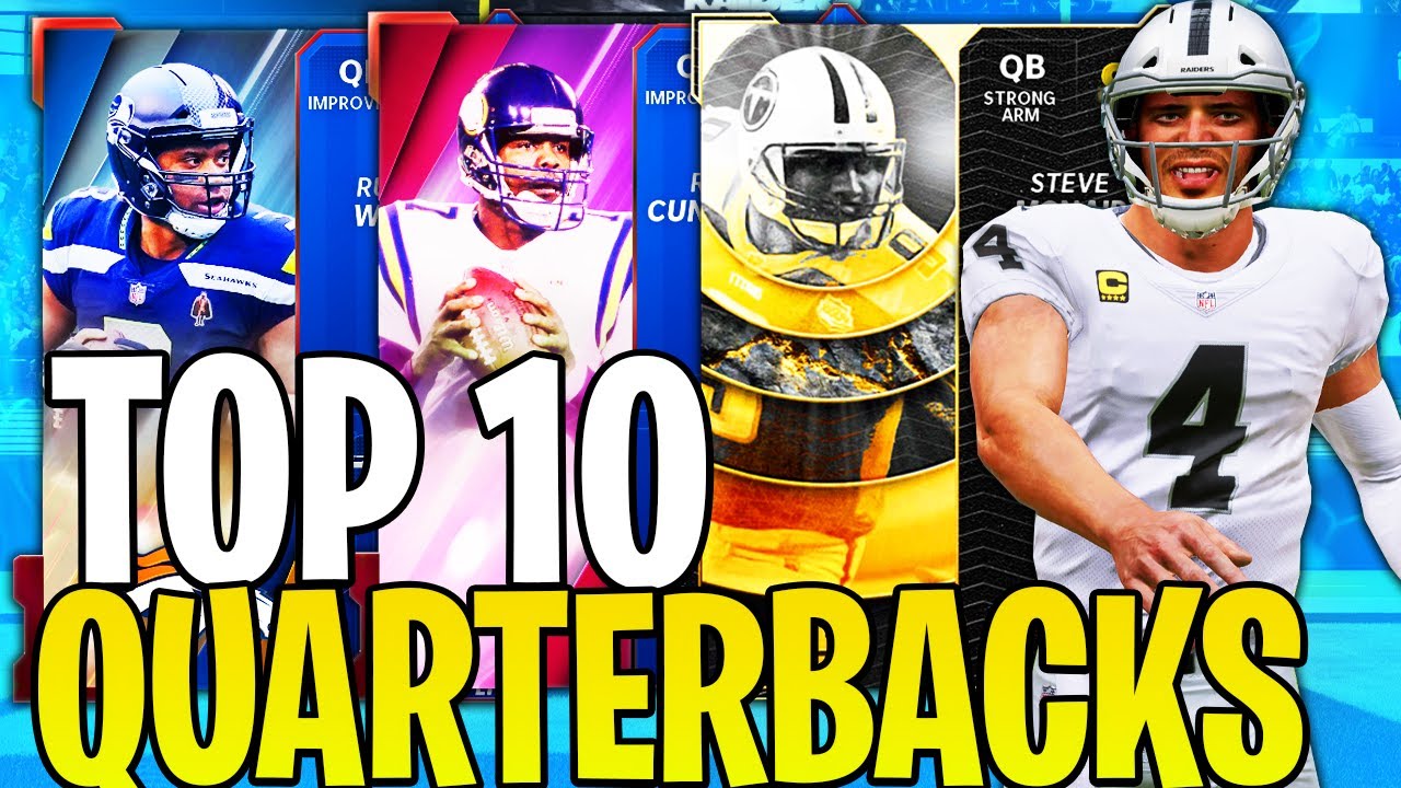 TOP 10 QUARTERBACKS IN MADDEN 22 ULTIMATE TEAM!