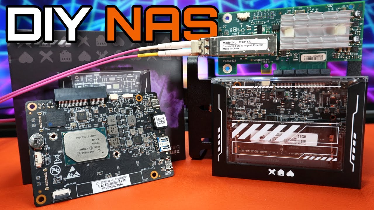 ZimaBlade DIY NAS: сборка, настройка, 10G, OMV, Jellyfin, ретро-эмуляция
