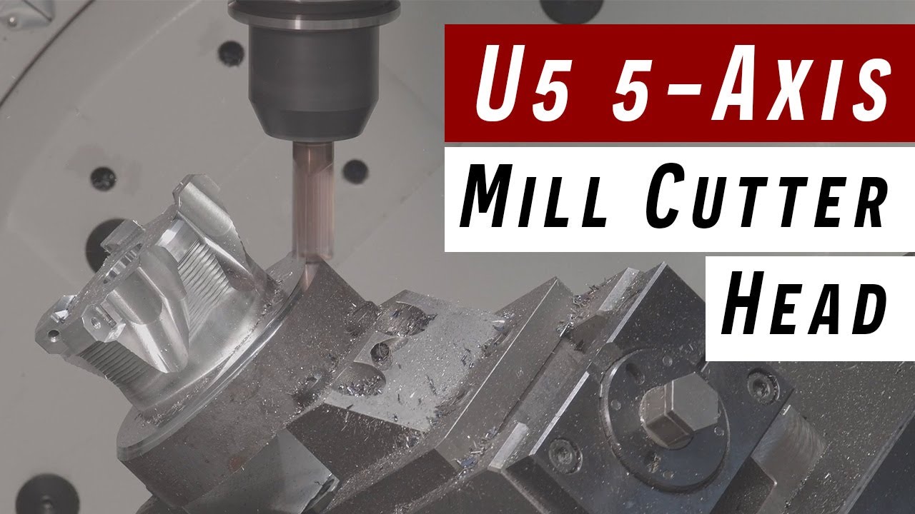 SPINNER U5  Machining example mill cutter head