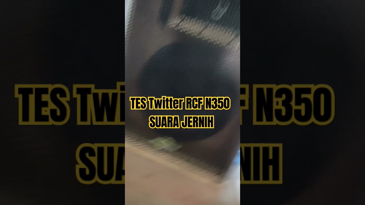 Tes Twitter RCF N350 Suara Jernih #shorts #shortvideo #armedia77 #rcfn350 #trendingshorts