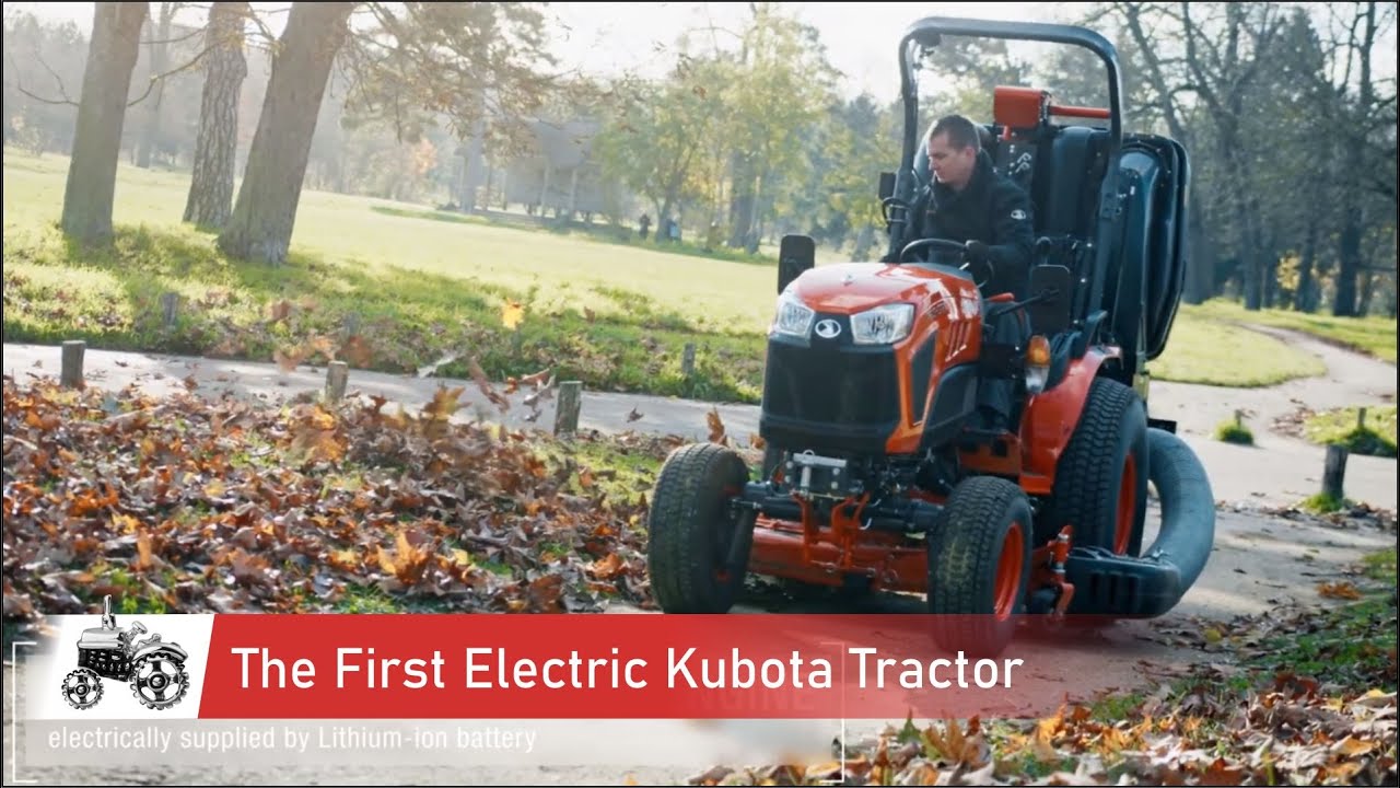 The First Electric Kubota Tractor LXe 261