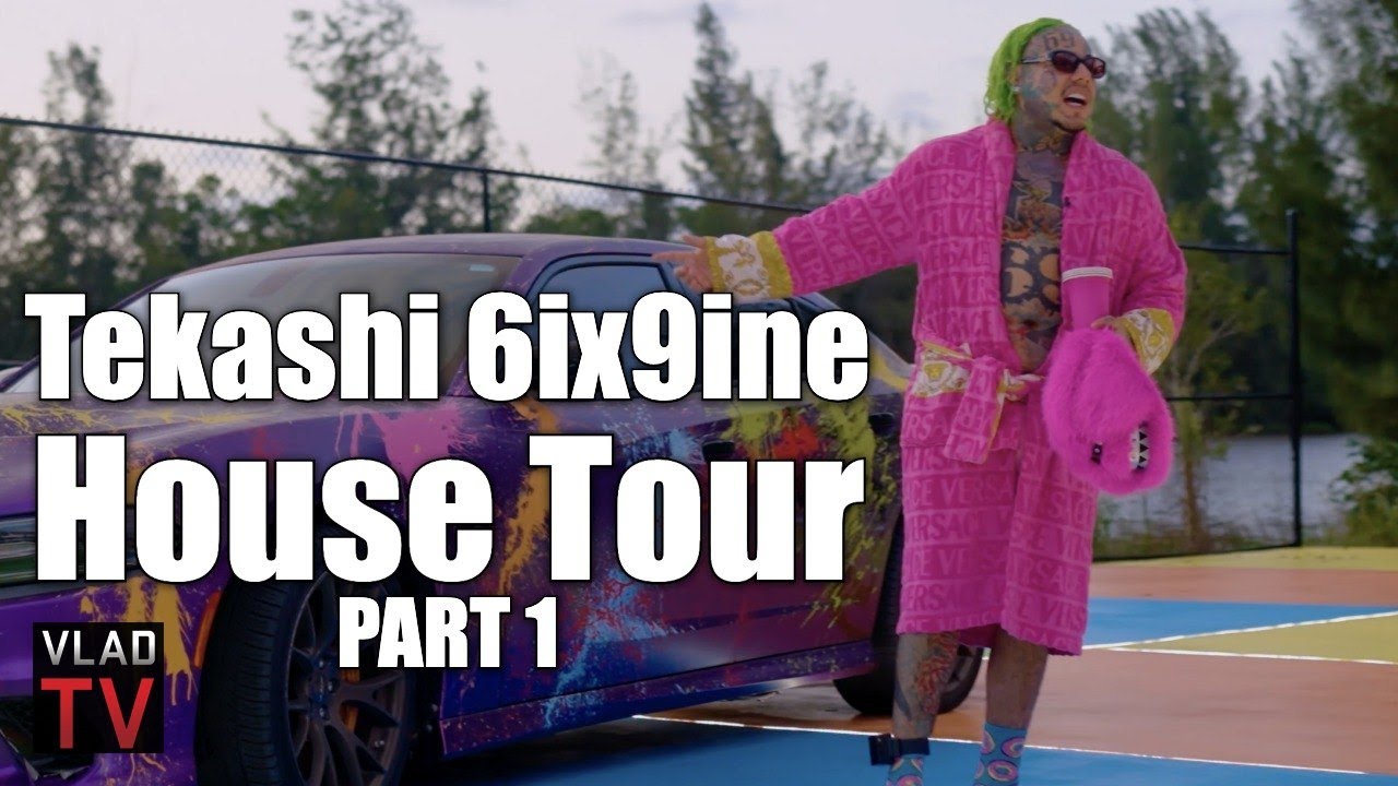 Tekashi 6ix9ine Mansion Tour: Backyard Studio Built on Top of Live Alligators (Part 1)