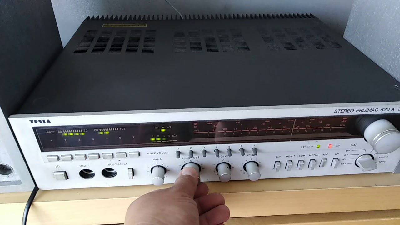 Receiver Tesla 820A +Reprobedny Tesla ARS 9204-30