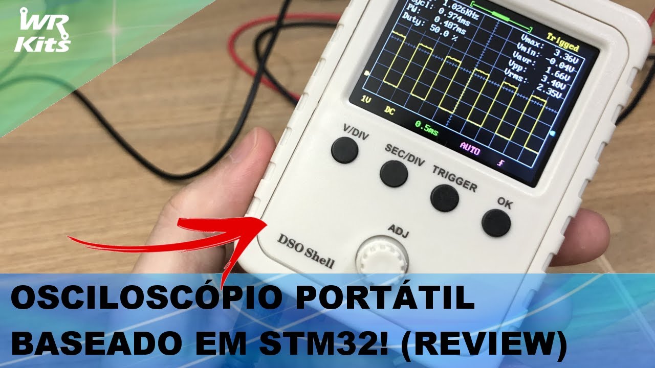 OSCILOSCÓPIO DE BOLSO COM STM32!