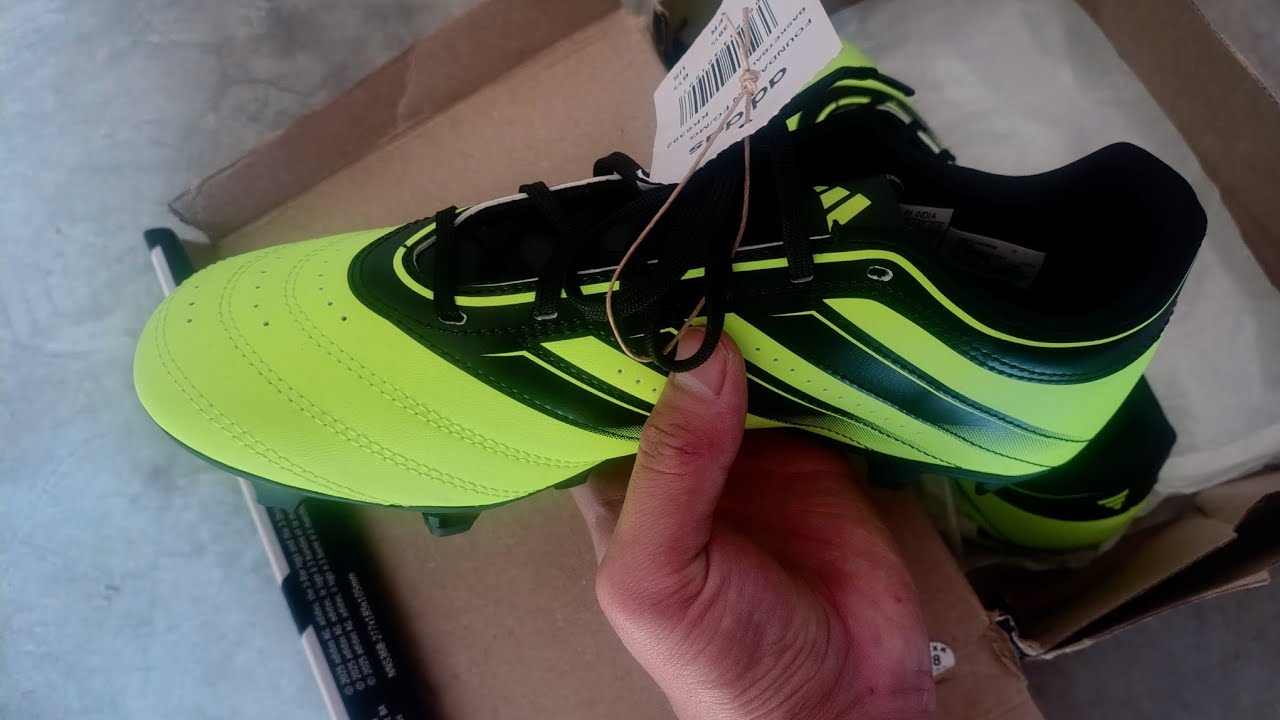 REVIEW Adidas foundation football shoes fg (green)