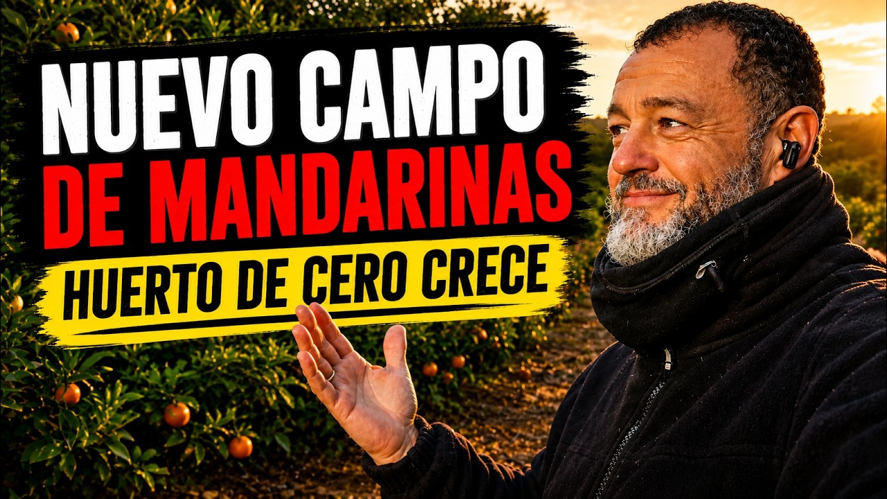 Nuevo campo de mandarinas 🍊 Huerto de Cero crece