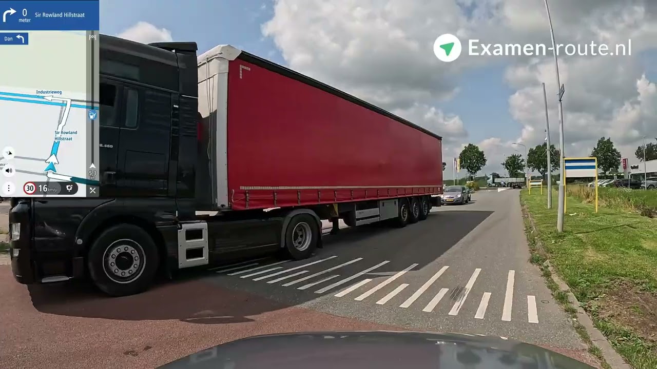 Tiel West - CBR Examenroute