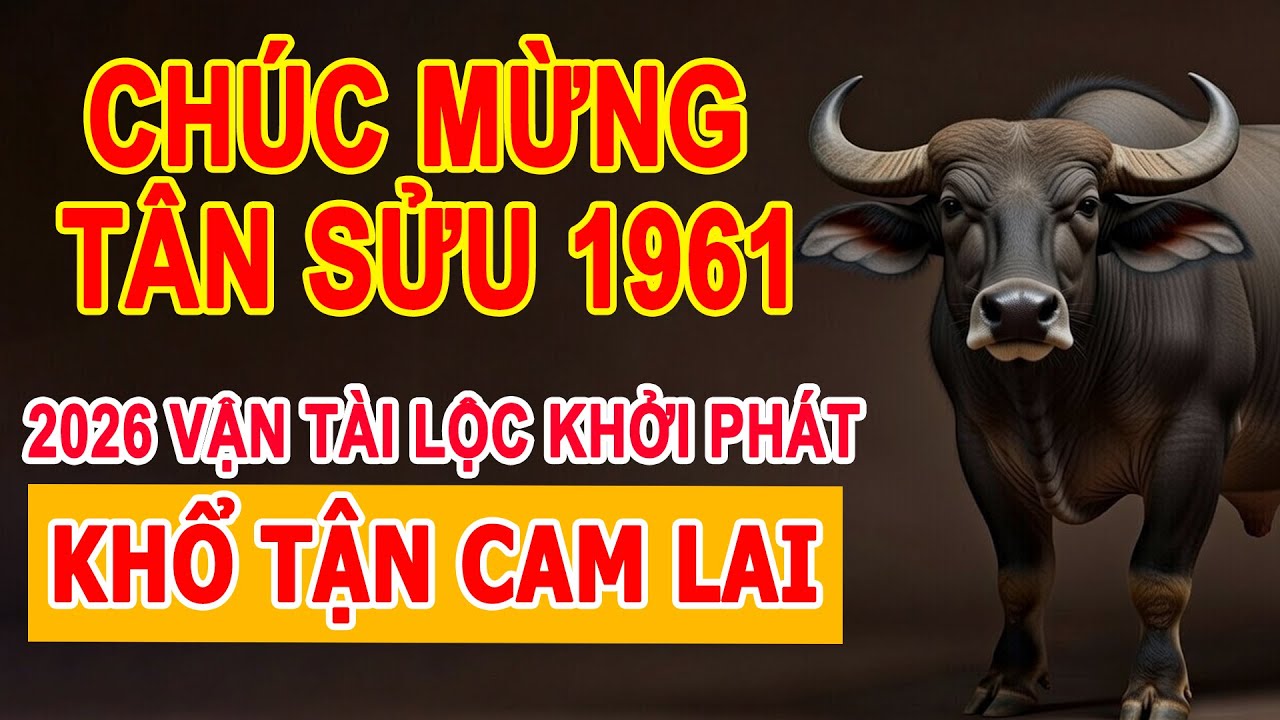 Tử Vi Tuổi Tân Sửu 1961 Năm 2026 Chuyển Vận Phú Quý, Hậu Vận Tài Lộc Tự Ùn Ùn Kéo Đến - Tử Vi Cổ Học