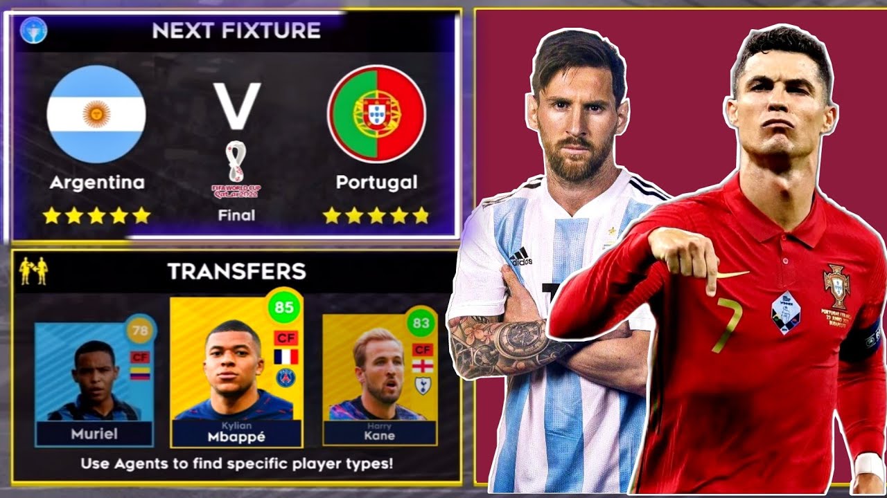 DLS 22 | QATAR WORLD CUP CHALLENGE FINEL 🏆 | PORTUGAL VS ARGENTINA | Hamood Gamerx