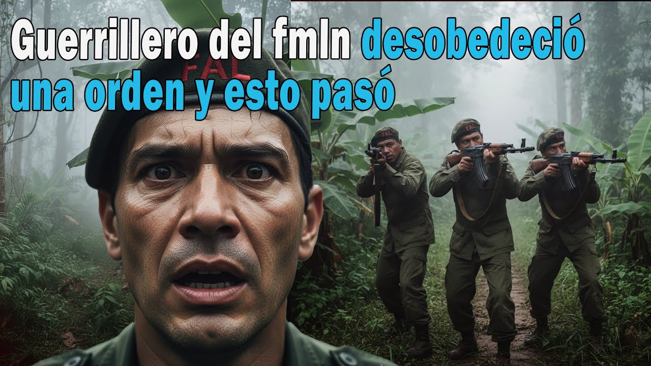 Guerrillero del fmln desobedeció una orden y esto pasó