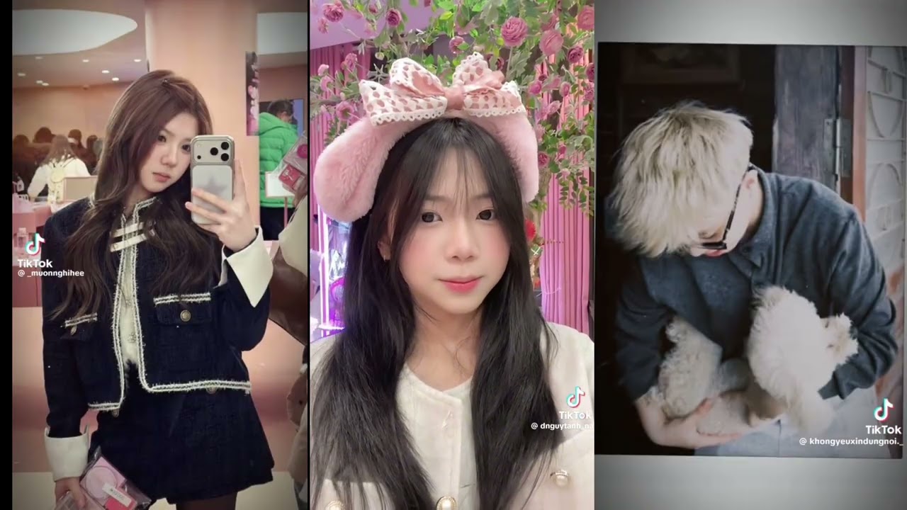 tiktok trai xinh gái dep nek