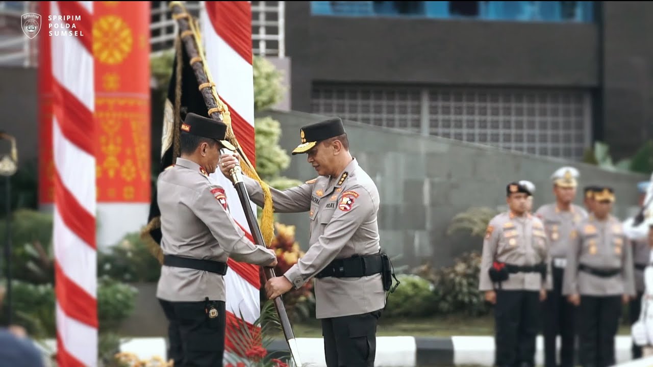 TRADISI WELCOME & FAREWELL PARADE KAPOLDA SUMATERA SELATAN