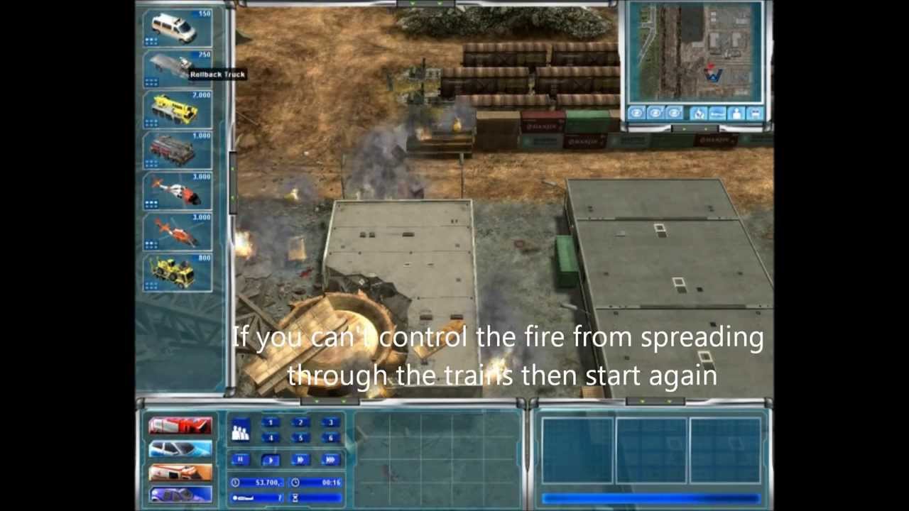 Emergency 4 Mission 13.  Disaster in open pit