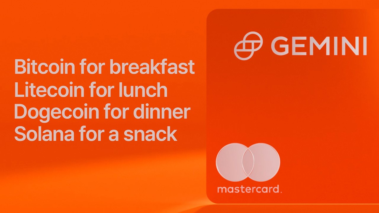 Earn Bitcoin for Breakfast with Gemini Credit Card. Crypto Credit Card.