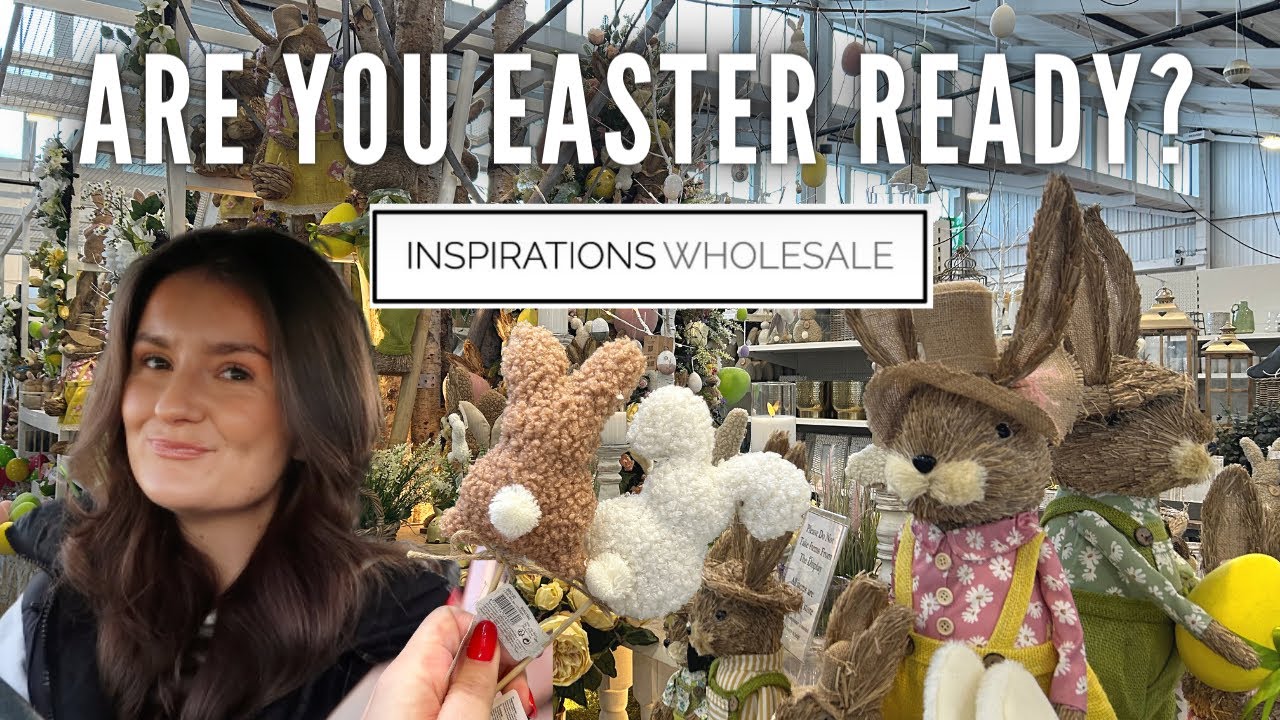 INSPIRATIONS WHOLESALE SPRING & EASTER HOME DECOR COME SHOP WITH ME| EASTER DECORATION INSPO
