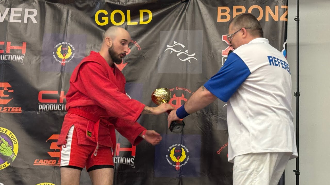 British SAMBO: First Welsh fighter to win the British Sambo title 