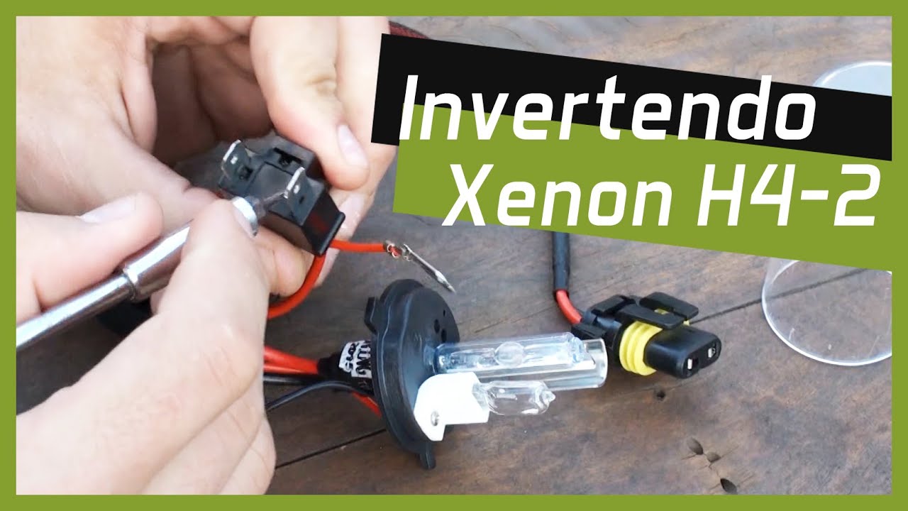 Como Inverter Xenon H4-2 - Deixar Xenon na Luz Alta