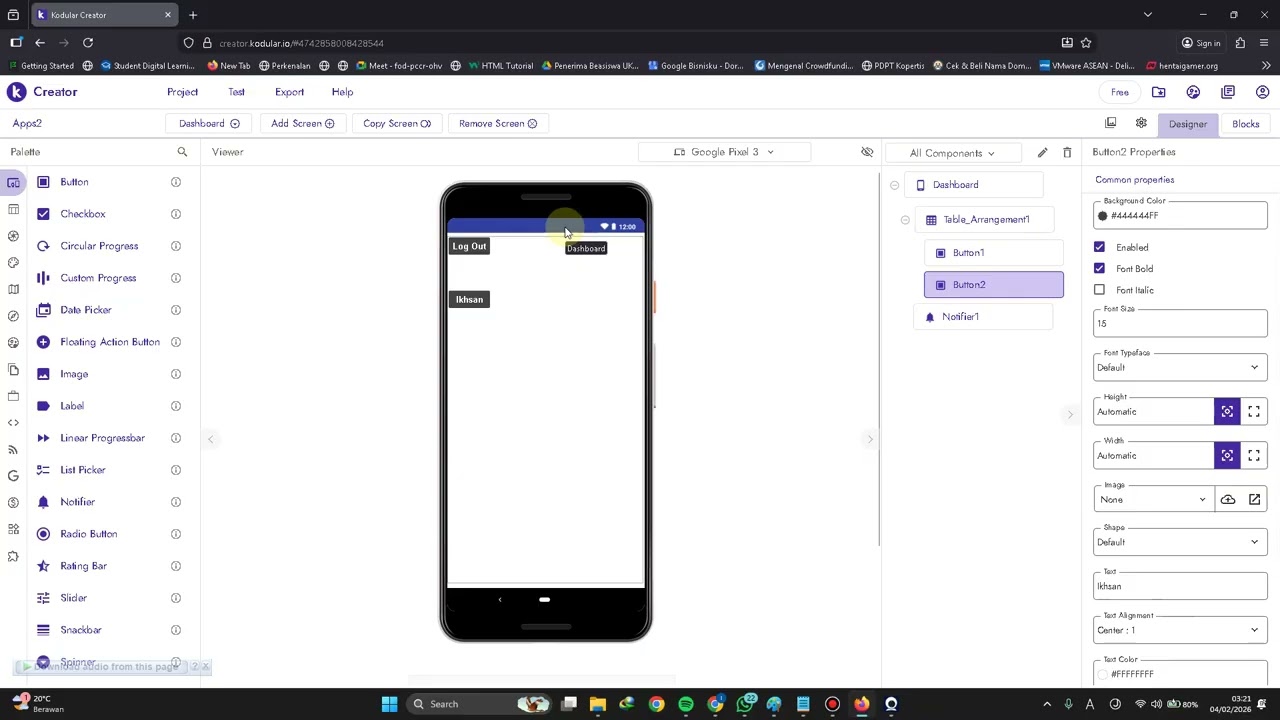 Kodular #1: Membuat Login Simple tanpa database