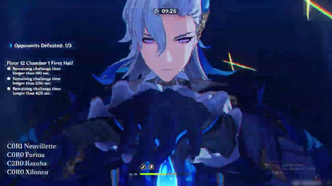 c0r0, c0r1, c1r0, c1r1 Neuvillette damage comparison