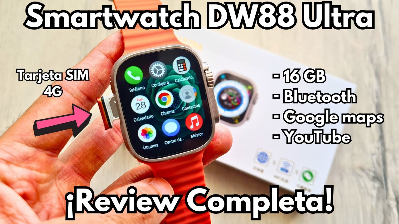 DW88 Ultra 4G ¿Un Teléfono En Tu Muñeca? 😳 Análisis COMPLETO
