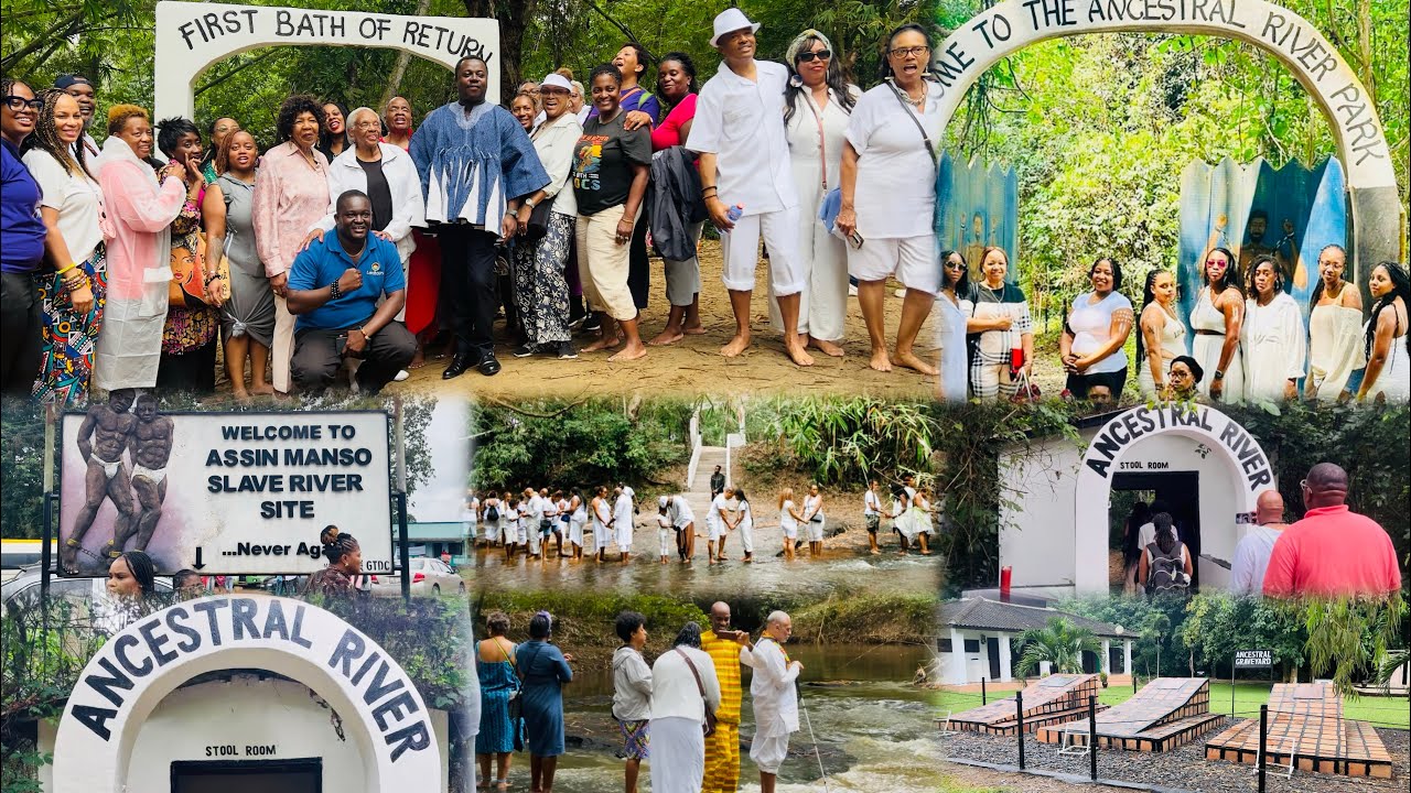 We Came From Los Angeles & Michigan To Connect With Our Ancestral Slave River in Ghana | Assin Manso